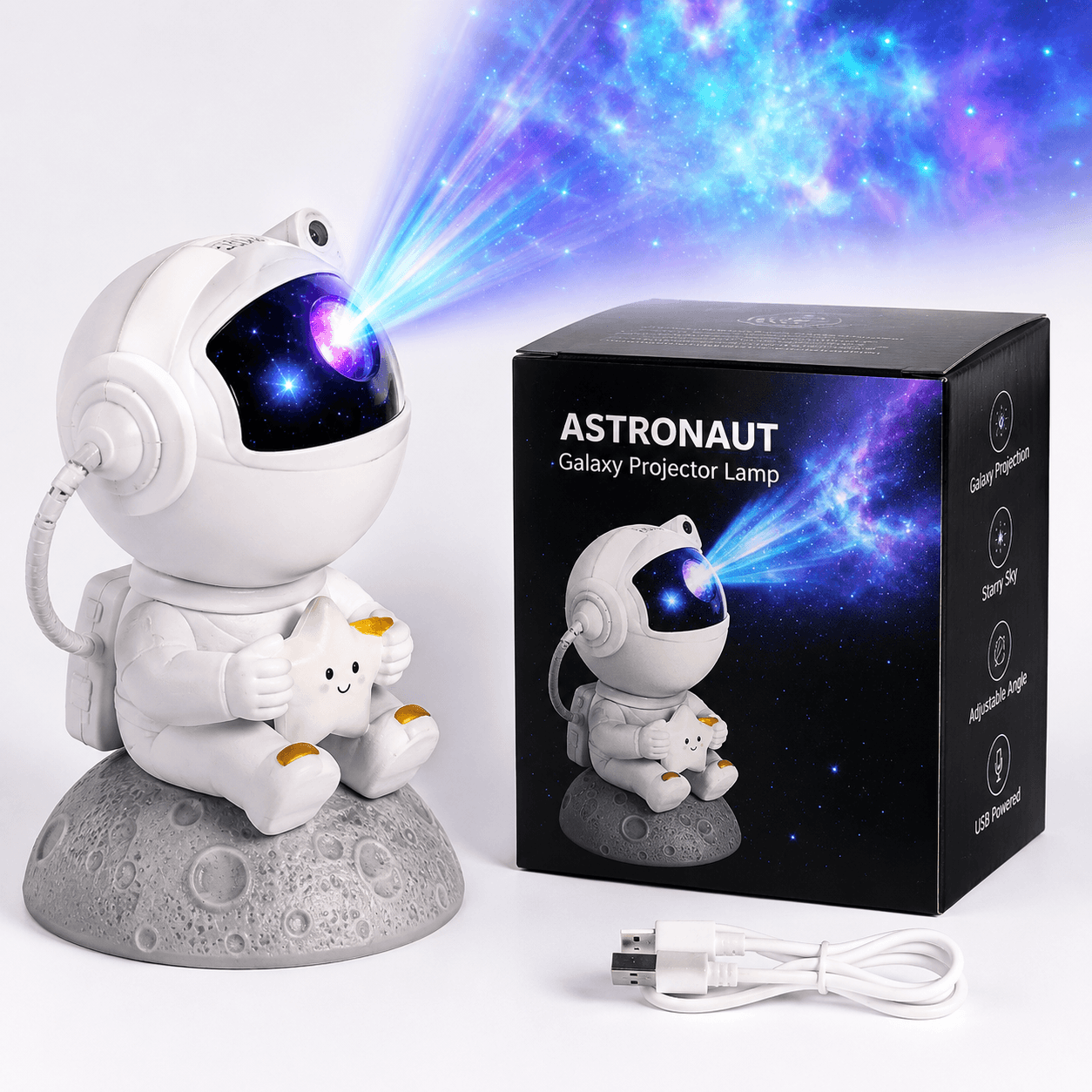 Astronaut Galaxy Night Lamp